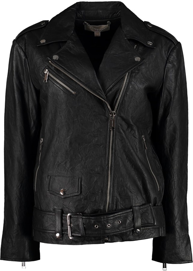 michael kors leather jacket