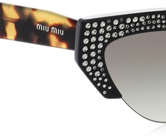 Miu Miu Embellished cat-eye sunglasses