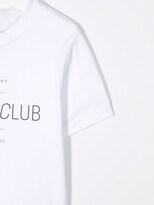 Thumbnail for your product : BRUNELLO CUCINELLI KIDS logo-print cotton T-shirt
