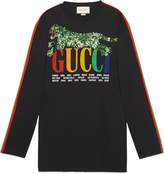 Thumbnail for your product : Gucci Cities T shirt with tiger
