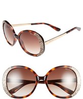 Thumbnail for your product : Jimmy Choo 56mm Round Sunglasses