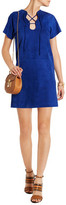 Thumbnail for your product : Emilio Pucci Lace-Up Suede Mini Dress