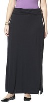 Thumbnail for your product : Women's Plus Size Ruched Waist Knit Maxi Skirt