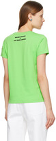 Thumbnail for your product : Marc Jacobs Green Magda Archer Edition 'Be Happy' T-Shirt