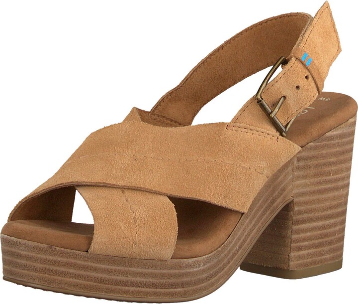 toms block heel sandal