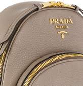 Thumbnail for your product : Prada logo plaque backpack