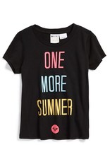 Thumbnail for your product : Roxy 'One More Summer' Cotton Tee (Toddler Girls)
