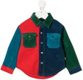 Thumbnail for your product : Stella McCartney Kids Contrast-Panel Corduroy Shirt