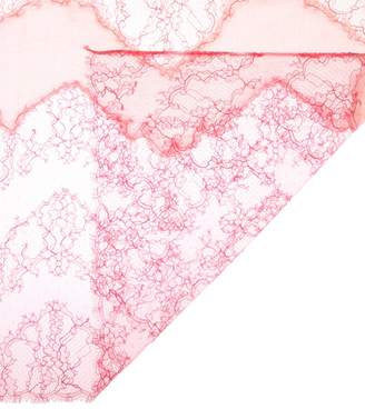 Valentino Cashmere-blend and lace scarf