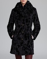Thumbnail for your product : Laundry by Shelli Segal Coat - Reversible Faux Fur