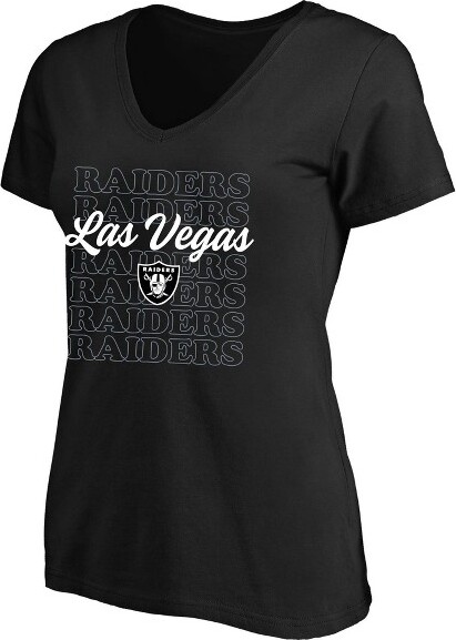 Nfl Las Vegas Raiders Women's Roundabout Short Sleeve Fashion T-shirt :  Target
