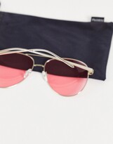 Thumbnail for your product : Pilgrim Nani silver-plated sunglasses