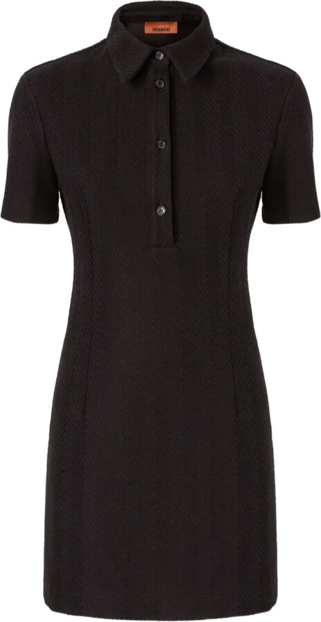 Missoni Zigzag-Pattern Mini Dress