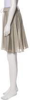 Thumbnail for your product : Louis Vuitton Silk A-Line Skirt w/ Tags