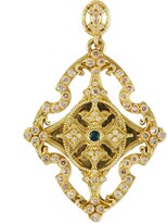 Thumbnail for your product : Armenta Sueno 18k Yellow Gold & Diamond Cross Enhancer