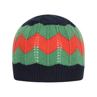Gucci GUCCINavy Blue Wool Knitted Hat