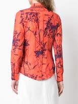 Thumbnail for your product : MONICA Sara Roka leaf printed blouse