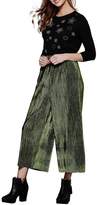 Thumbnail for your product : Yumi Cropped Velvet Trousers