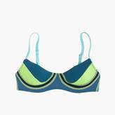 Thumbnail for your product : J.Crew Cynthia Rowley® colorblock bikini top