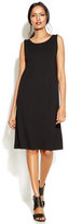 Thumbnail for your product : Eileen Fisher Sleeveless Pullover Shift Dress