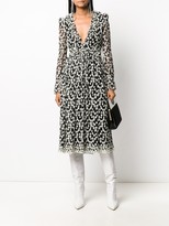 Thumbnail for your product : Philosophy di Lorenzo Serafini Floral Embroidered Tie-Waist Dress