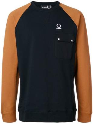 Fred Perry logo patch sweatshirt