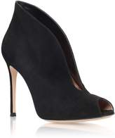 Thumbnail for your product : Gianvito Rossi Suede Vamp Pumps 105