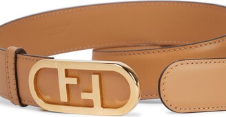 Fendi O'Lock leather belt