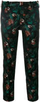 Zadig & Voltaire jungle and guitar print cropped trousers
