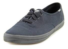 Keds Champion Oxford Women Round Toe Canvas Black Sneakers.