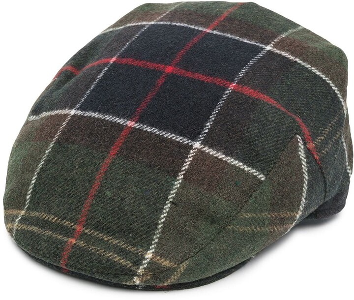 Barbour Checked Flat Cap - ShopStyle Hats