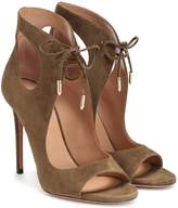Thumbnail for your product : Aquazzura Sonam 105 suede ankle boots