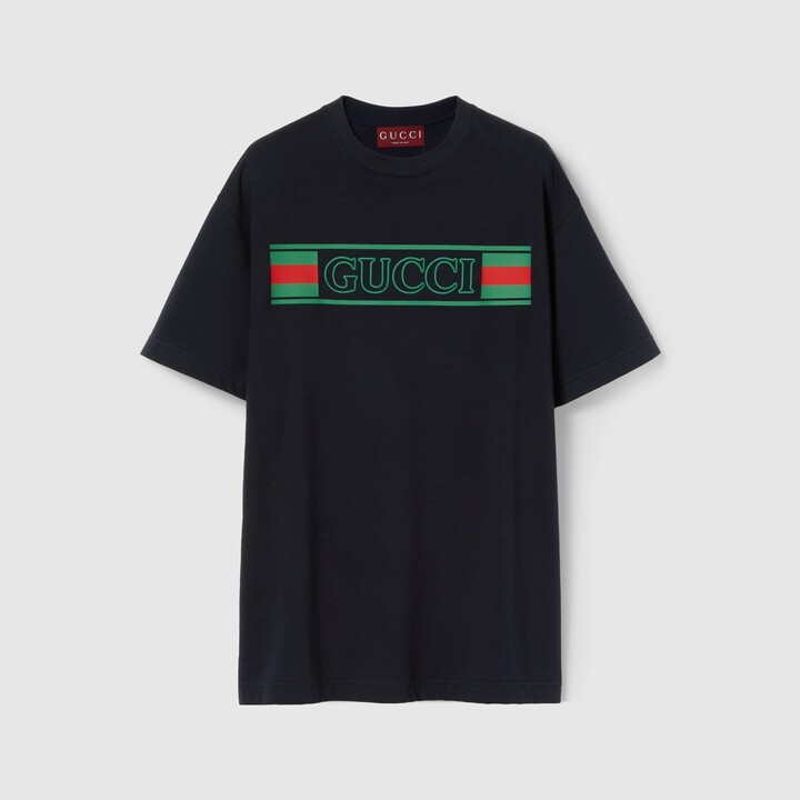 Cotton jersey T-shirt with print