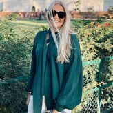Thumbnail for your product : Tirillm "Sadie" Silk Blouse - Green