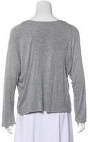Thumbnail for your product : Shamask Long Sleeve Scoop Neck Top