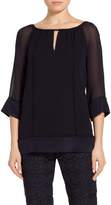 Thumbnail for your product : St. John Silk Georgette Blouse