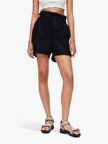 Thumbnail for your product : AllSaints Lily Linen Paperbag Shorts
