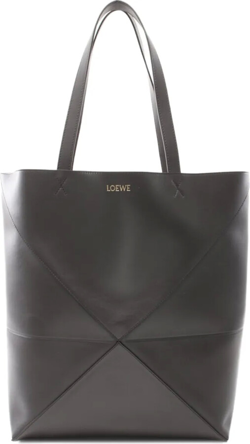 Loewe Pre-Owned 2020s Puzzle Fold leather tote bag
