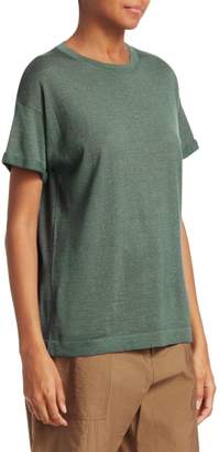 Brunello Cucinelli Cashmere & Silk-Blend Knit T-Shirt