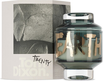 Tom Dixon SSENSE Exclusive Black & Gray Limited Edition TWENTY Medium Earth Candle