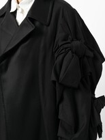 Thumbnail for your product : Comme des Garcons Ruffled-Sleeve Double-Breasted Coat