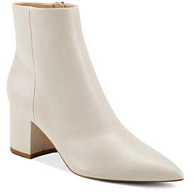 ivory suede booties