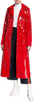 Thumbnail for your product : Kirin Faux-Leather Belted Trench Coat