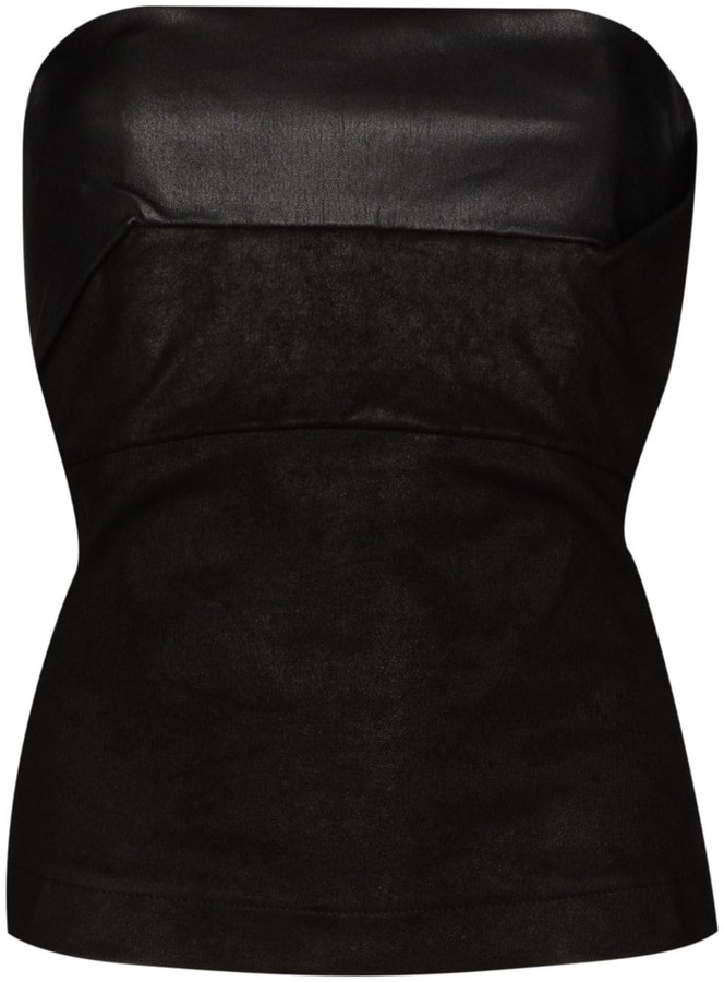 Rick Owens Sleeveless Bustier Top ShopStyle