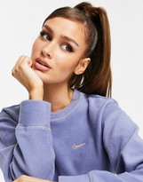 Thumbnail for your product : Nike Training Icon Clash fleece top in blue