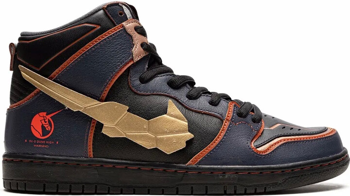 Nike x Gundam SB Dunk High Pro QS "Banshee" sneakers