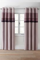 Thumbnail for your product : Next Plum Quilted Panel Eyelet Lined Curtains