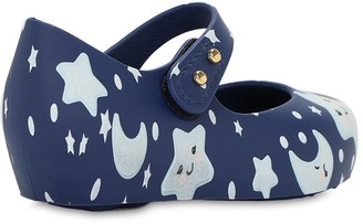 Mini Melissa Glow In The Dark Print Rubber Shoes
