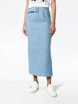 Thumbnail for your product : Jour/Né long belted knit maxi skirt