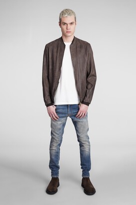 Salvatore Santoro Leather Jacket In Brown Leather